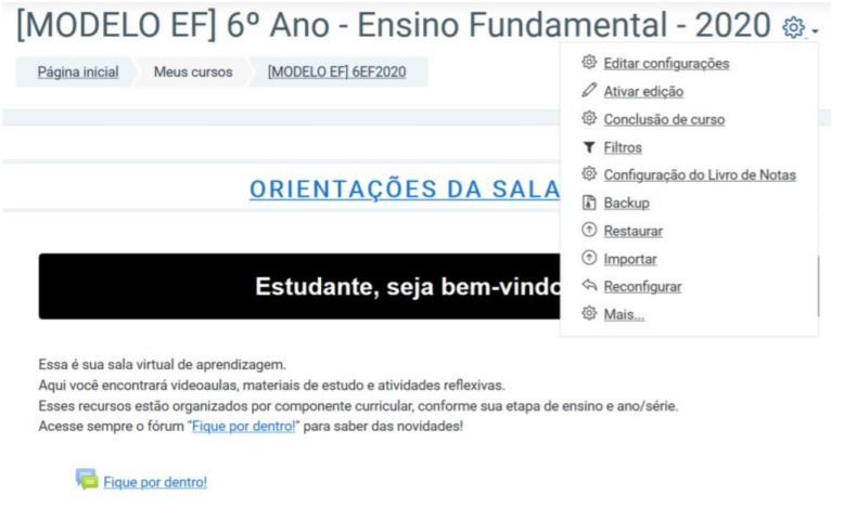 ativar edição