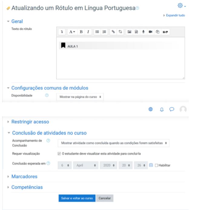 rótulo